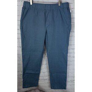 NWT ONIA Men’s Size XL Garment Dye E-Waist Chino Pant Blue Athletic Lounge Wear